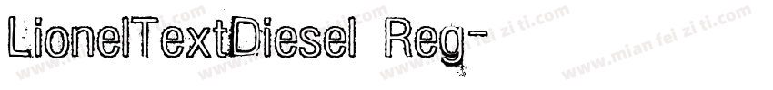 LionelTextDiesel Reg字体转换